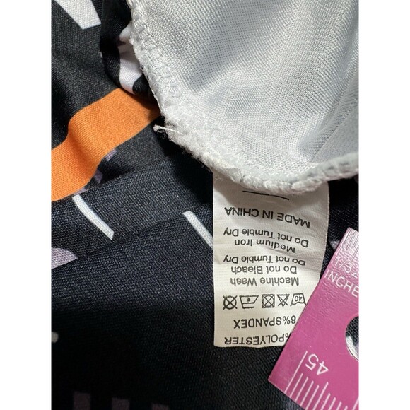 High Waist Don’t Stop Geometric Yoga Pants Stretchy Pilates Workout Sport XL - Picture 5 of 8